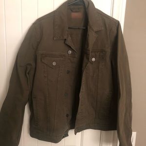 ASOS Denim Jacket Olive Medium